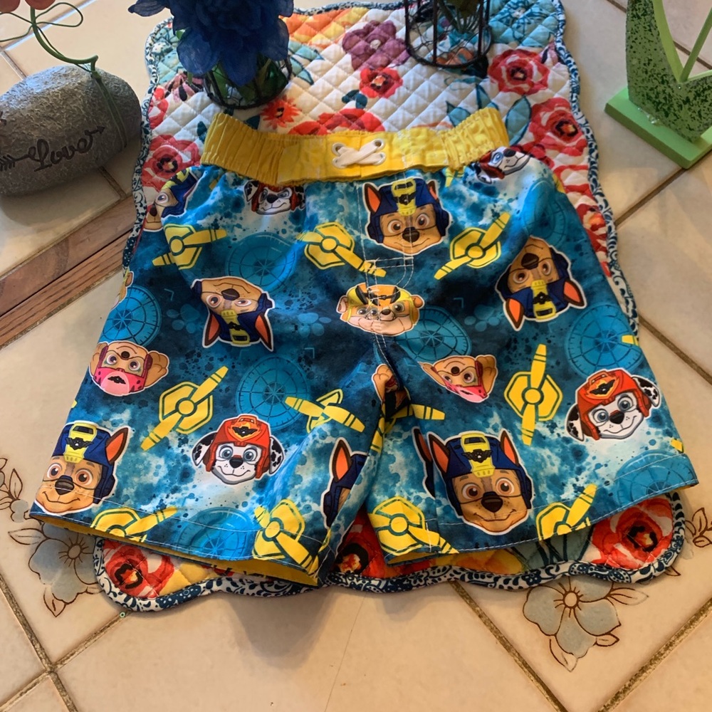 🐾 Paw Patrol Baby Boy Swimming Trunks Sz 3T🐾